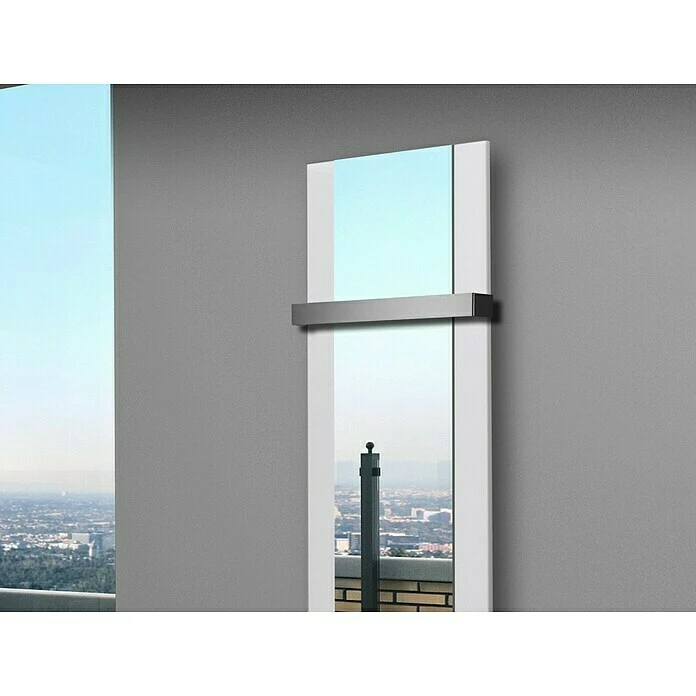 BAUHAUS Designheizkörper Singapur 47 X 120 Cm, Mit 1 Handtuchhalter (50 Mm), 799 W Bei 75/65/20 °C, Weiß 5 BAUHAUS Designheizkörper Singapur 47 X 120 Cm, Mit 1 Handtuchhalter (50 Mm), 799 W Bei 75/65/20 °C, Weiß – Bild 3