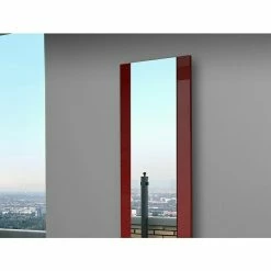 BAUHAUS Designheizkörper Singapur 47 X 120 Cm, Ohne Handtuchhalter, 799 W Bei 75/65/20 °C, Rot -Sanitärinstallation Verkaufsladen 12 2739