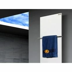 BAUHAUS Designheizkörper Manhattan 3 47 X 180 Cm, Mit 1 Handtuchhalter (15 Mm), 1.118 W Bei 75/65/20 °C, Weiß -Sanitärinstallation Verkaufsladen 12 2779