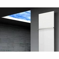 BAUHAUS Designheizkörper Manhattan 3 47 X 180 Cm, Mit 1 Handtuchhalter (15 Mm), 1.118 W Bei 75/65/20 °C, Weiß -Sanitärinstallation Verkaufsladen 12 2781