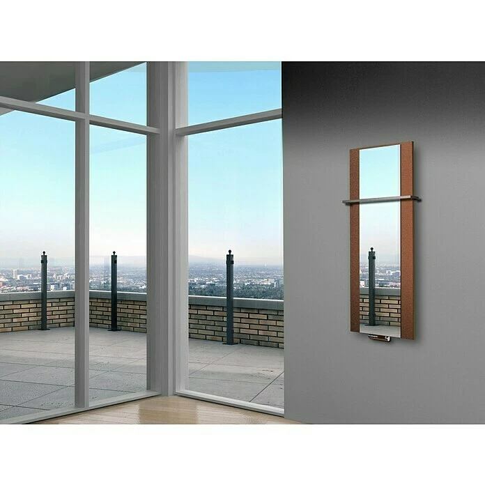 BAUHAUS Designheizkörper Singapur 47 X 120 Cm, Mit 1 Handtuchhalter (15 Mm), 799 W Bei 75/65/20 °C, Braun 3 BAUHAUS Designheizkörper Singapur 47 X 120 Cm, Mit 1 Handtuchhalter (15 Mm), 799 W Bei 75/65/20 °C, Braun