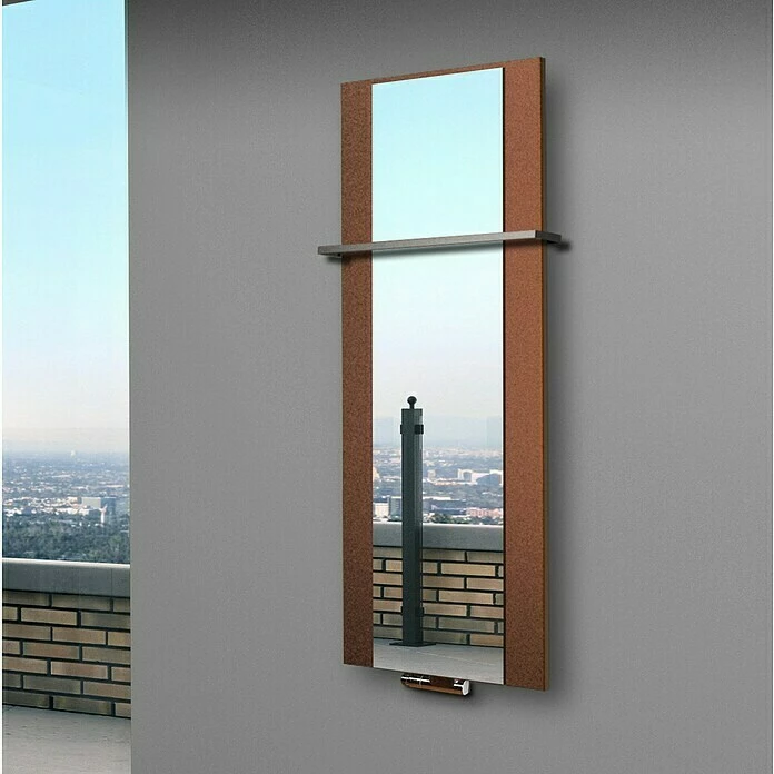 BAUHAUS Designheizkörper Singapur 47 X 120 Cm, Mit 1 Handtuchhalter (15 Mm), 799 W Bei 75/65/20 °C, Braun 8 BAUHAUS Designheizkörper Singapur 47 X 120 Cm, Mit 1 Handtuchhalter (15 Mm), 799 W Bei 75/65/20 °C, Braun – Bild 6