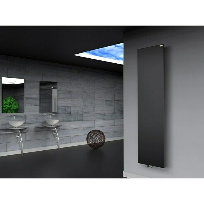 BAUHAUS Designheizkörper Manhattan 3 47 X 180 Cm, Ohne Handtuchhalter, 1.118 W Bei 75/65/20 °C, Schwarz 3 BAUHAUS Designheizkörper Manhattan 3 47 X 180 Cm, Ohne Handtuchhalter, 1.118 W Bei 75/65/20 °C, Schwarz