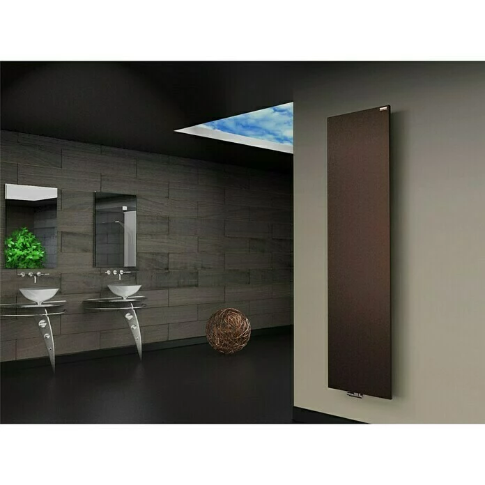 BAUHAUS Designheizkörper Manhattan 3 47 X 180 Cm, Ohne Handtuchhalter, 1.118 W Bei 75/65/20 °C, Braun 5 BAUHAUS Designheizkörper Manhattan 3 47 X 180 Cm, Ohne Handtuchhalter, 1.118 W Bei 75/65/20 °C, Braun – Bild 3