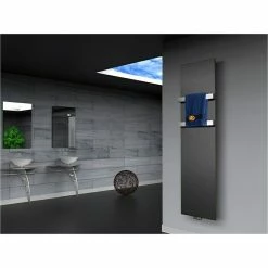 BAUHAUS Designheizkörper Manhattan 3 47 X 180 Cm, Mit 2 Handtuchhalter (50 Mm), 1.118 W Bei 75/65/20 °C, Moonstone-Grau 10 BAUHAUS Designheizkörper Manhattan 3 47 X 180 Cm, Mit 2 Handtuchhalter (50 Mm), 1.118 W Bei 75/65/20 °C, Moonstone-Grau -Sanitärinstallation Verkaufsladen 12 2846