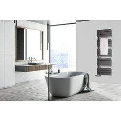 BAUHAUS Designheizkörper Chicago 50 X 145 Cm, 640 W Bei 75/65/20 °C, Moonstone -Sanitärinstallation Verkaufsladen 12 2882