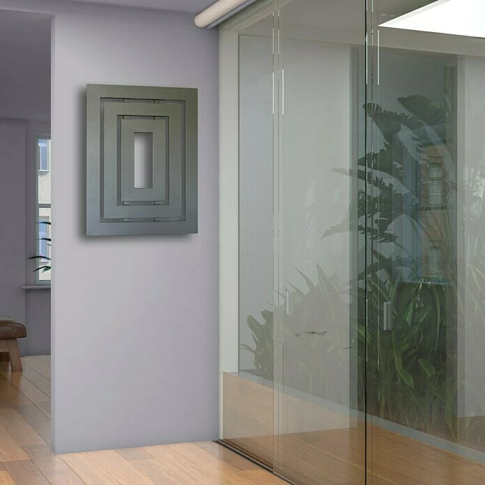 BAUHAUS Designheizkörper Insight 1 60 X 80 Cm, 612 W Bei 75/65/20 °C, Moonstone-Grau 3 BAUHAUS Designheizkörper Insight 1 60 X 80 Cm, 612 W Bei 75/65/20 °C, Moonstone-Grau