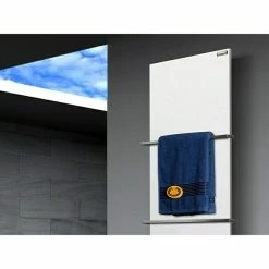 BAUHAUS Designheizkörper Manhattan 3 47 X 180 Cm, Mit 2 Handtuchhalter (15 Mm), 1.118 W Bei 75/65/20 °C, Weiß -Sanitärinstallation Verkaufsladen 12 2944