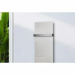 BAUHAUS Designheizkörper Montevideo 47 X 120 Cm, Mit 1 Handtuchhalter (50 Mm), 799 W Bei 75/65/20 °C, Weiß -Sanitärinstallation Verkaufsladen 12 2993