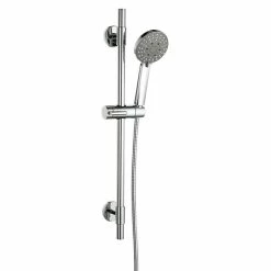 BAUHAUS Mixomat Brausegarnitur Spitter Art Strahl: Sanfter Duschregen, Massageregen, Luftumsprudelter Duschregen, Chrom