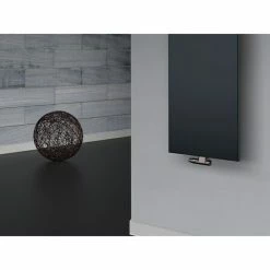 BAUHAUS Designheizkörper Manhattan 2 47 X 120 Cm, Mit 1 Handtuchhalter (15 Mm), 799 W Bei 75/65/20 °C, Anthrazit -Sanitärinstallation Verkaufsladen 12 3041