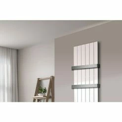 BAUHAUS Designheizkörper Peking 47 X 180 Cm, Mit 2 Handtuchhalter (50 Mm), 1.118 W Bei 75/65/20 °C, Weiß -Sanitärinstallation Verkaufsladen 12 3044