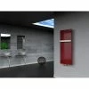 BAUHAUS Designheizkörper Manhattan 2 47 X 120 Cm, Mit 1 Handtuchhalter (50 Mm), 799 W Bei 75/65/20 °C, Rot -Sanitärinstallation Verkaufsladen 12 3048