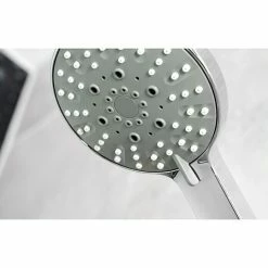 BAUHAUS Mixomat Brausegarnitur Spitter Art Strahl: Sanfter Duschregen, Massageregen, Luftumsprudelter Duschregen, Chrom -Sanitärinstallation Verkaufsladen 12 305