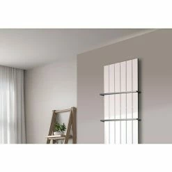 BAUHAUS Designheizkörper Peking 47 X 180 Cm, Mit 2 Handtuchhalter (15 Mm), 1.118 W Bei 75/65/20 °C, Weiß -Sanitärinstallation Verkaufsladen 12 3073