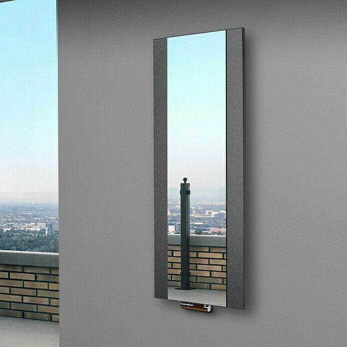 BAUHAUS Designheizkörper Singapur 47 X 120 Cm, Ohne Handtuchhalter, 799 W Bei 75/65/20 °C, Moonstone-Grau 7 BAUHAUS Designheizkörper Singapur 47 X 120 Cm, Ohne Handtuchhalter, 799 W Bei 75/65/20 °C, Moonstone-Grau – Bild 5