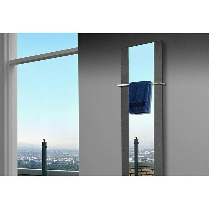 BAUHAUS Designheizkörper Singapur 47 X 180 Cm, Mit 1 Handtuchhalter (15 Mm), 1.118 W Bei 75/65/20 °C, Moonstone-Grau 6 BAUHAUS Designheizkörper Singapur 47 X 180 Cm, Mit 1 Handtuchhalter (15 Mm), 1.118 W Bei 75/65/20 °C, Moonstone-Grau – Bild 4