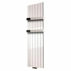 BAUHAUS Designheizkörper Peking 47 X 180 Cm, 2 Handtuchhalter (50 Mm) Glänzend, 1.118 W Bei 75/65/20 °C, Weiß -Sanitärinstallation Verkaufsladen 12 3109