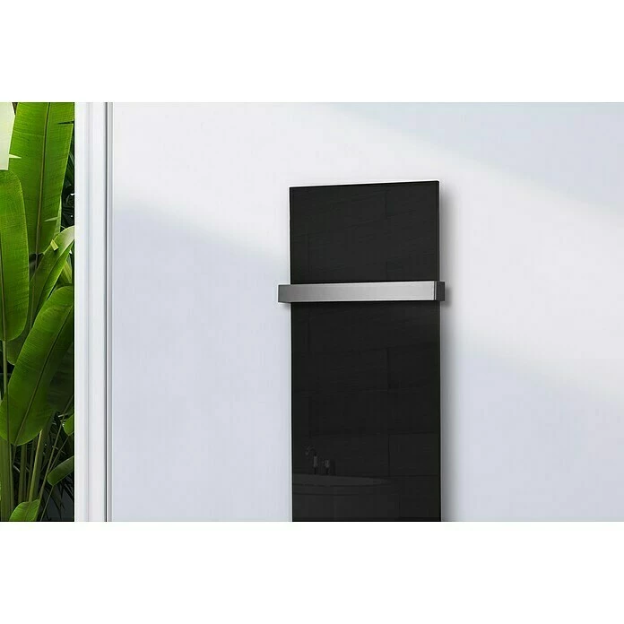 BAUHAUS Designheizkörper Montevideo 47 X 120 Cm, Mit 1 Handtuchhalter (50 Mm), 799 W Bei 75/65/20 °C, Schwarz 4 BAUHAUS Designheizkörper Montevideo 47 X 120 Cm, Mit 1 Handtuchhalter (50 Mm), 799 W Bei 75/65/20 °C, Schwarz – Bild 2