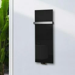 BAUHAUS Designheizkörper Montevideo 47 X 120 Cm, Mit 1 Handtuchhalter (50 Mm), 799 W Bei 75/65/20 °C, Schwarz 12 BAUHAUS Designheizkörper Montevideo 47 X 120 Cm, Mit 1 Handtuchhalter (50 Mm), 799 W Bei 75/65/20 °C, Schwarz -Sanitärinstallation Verkaufsladen 12 3130