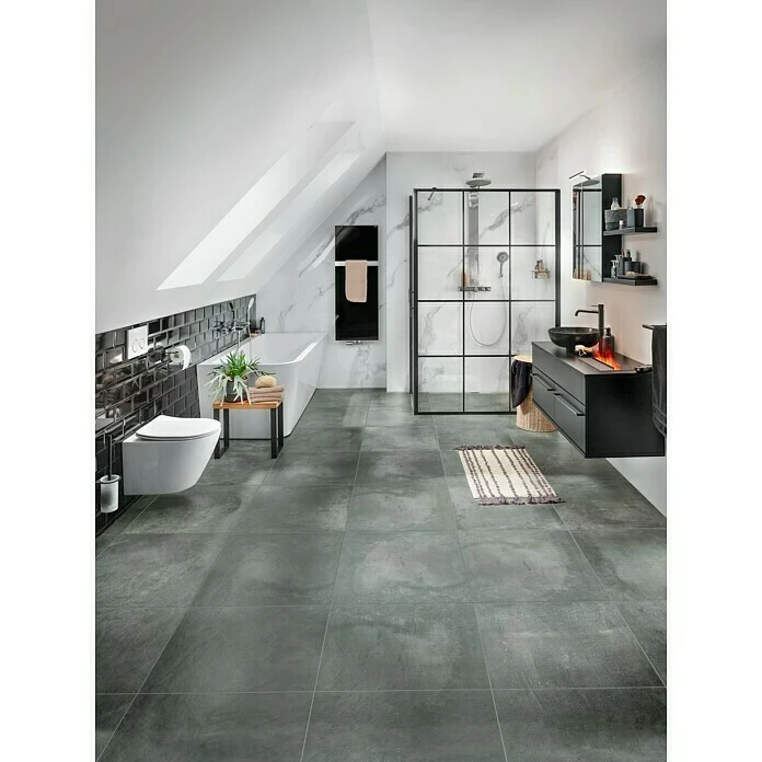 BAUHAUS Designheizkörper Montevideo 47 X 120 Cm, Mit 1 Handtuchhalter (50 Mm), 799 W Bei 75/65/20 °C, Schwarz 8 BAUHAUS Designheizkörper Montevideo 47 X 120 Cm, Mit 1 Handtuchhalter (50 Mm), 799 W Bei 75/65/20 °C, Schwarz – Bild 6