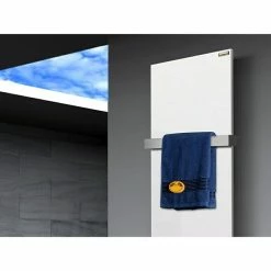 BAUHAUS Designheizkörper Manhattan 3 47 X 180 Cm, Mit 1 Handtuchhalter (50 Mm), 1.118 W Bei 75/65/20 °C, Weiß -Sanitärinstallation Verkaufsladen 12 3139