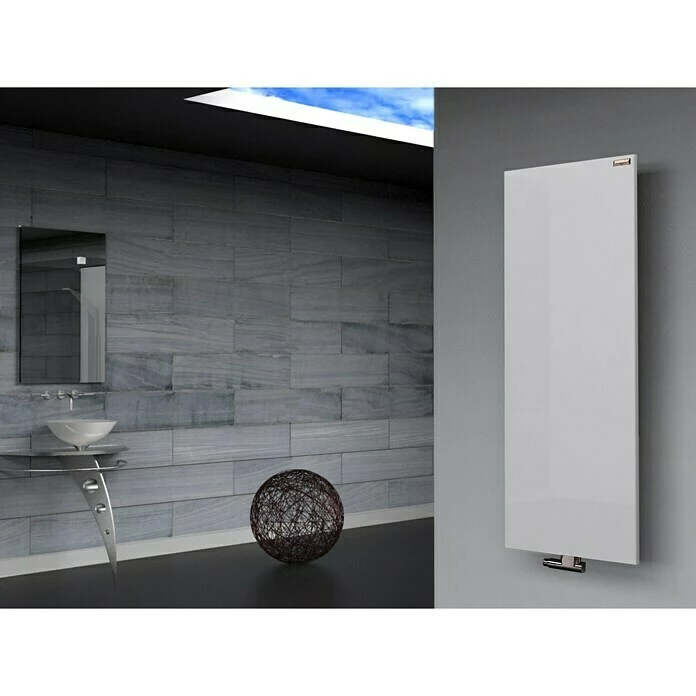 BAUHAUS Designheizkörper Manhattan 2 47 X 120 Cm, Ohne Handtuchhalter, 799 W Bei 75/65/20 °C, Weiß 3 BAUHAUS Designheizkörper Manhattan 2 47 X 120 Cm, Ohne Handtuchhalter, 799 W Bei 75/65/20 °C, Weiß