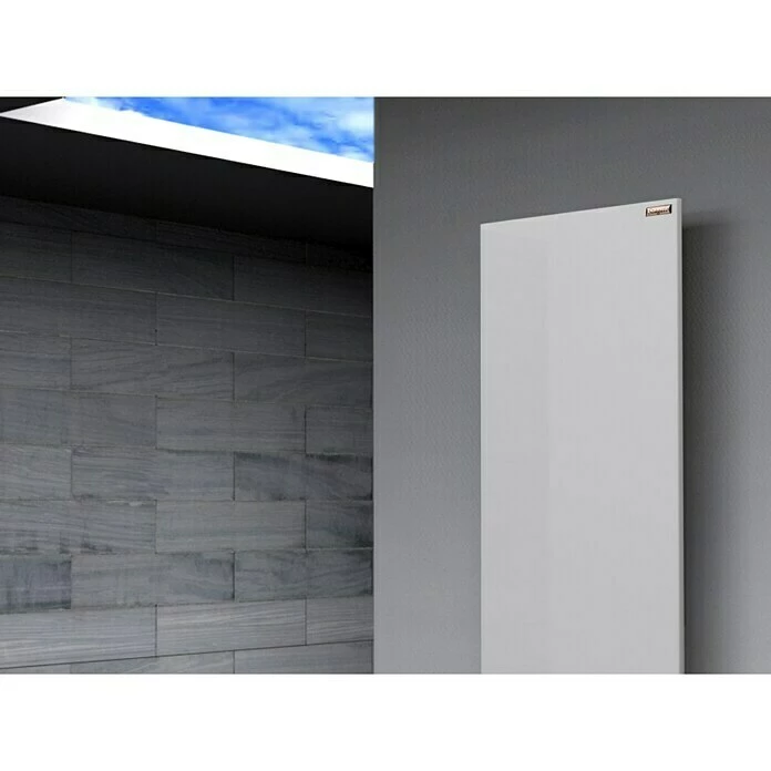 BAUHAUS Designheizkörper Manhattan 2 47 X 120 Cm, Ohne Handtuchhalter, 799 W Bei 75/65/20 °C, Weiß 6 BAUHAUS Designheizkörper Manhattan 2 47 X 120 Cm, Ohne Handtuchhalter, 799 W Bei 75/65/20 °C, Weiß – Bild 4