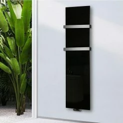 BAUHAUS Designheizkörper Montevideo 47 X 180 Cm, Mit 2 Handtuchhalter (50 Mm), 1.118 W Bei 75/65/20 °C, Schwarz 11 BAUHAUS Designheizkörper Montevideo 47 X 180 Cm, Mit 2 Handtuchhalter (50 Mm), 1.118 W Bei 75/65/20 °C, Schwarz -Sanitärinstallation Verkaufsladen 12 3157