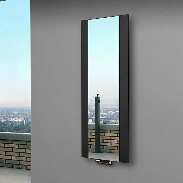 BAUHAUS Designheizkörper Singapur 47 X 120 Cm, Ohne Handtuchhalter, 799 W Bei 75/65/20 °C, Schwarz 7 BAUHAUS Designheizkörper Singapur 47 X 120 Cm, Ohne Handtuchhalter, 799 W Bei 75/65/20 °C, Schwarz – Bild 5