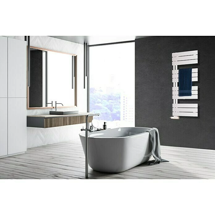 BAUHAUS Designheizkörper Chicago 50 X 115 Cm, 525 W Bei 75/65/20 °C, Weiß 4 BAUHAUS Designheizkörper Chicago 50 X 115 Cm, 525 W Bei 75/65/20 °C, Weiß – Bild 2