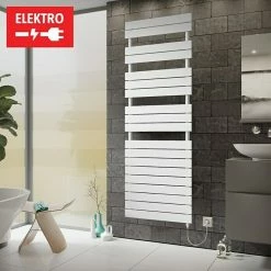 BAUHAUS Ximax Elektro-Badheizkörper P2 60 X 142 Cm, 900 W, Typ: 1, Weiß, Heizstab