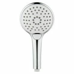 BAUHAUS Camargue Handbrause Babsko Anzahl Funktionen: 3, Chrom-Grau