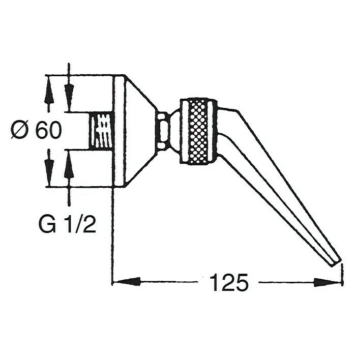 BAUHAUS Hansa Jet Kopfbrause 12,5 Cm, 49,8 L/min Bei 3 Bar, Anzahl Funktionen: 1, Chrom 4 BAUHAUS Hansa Jet Kopfbrause 12,5 Cm, 49,8 L/min Bei 3 Bar, Anzahl Funktionen: 1, Chrom – Bild 2