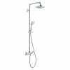BAUHAUS Hansgrohe Duschsystem Croma Select E Showerpipe 180 Mit Thermostatarmatur, Lochabstand: 98,1 Cm, Anzahl Strahlarten: 3 Stk., Chrom/Weiß