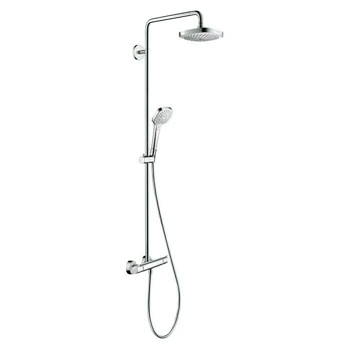 BAUHAUS Hansgrohe Duschsystem Croma Select E Showerpipe 180 Mit Thermostatarmatur, Lochabstand: 98,1 Cm, Anzahl Strahlarten: 3 Stk., Chrom/Weiß 3 BAUHAUS Hansgrohe Duschsystem Croma Select E Showerpipe 180 Mit Thermostatarmatur, Lochabstand: 98,1 Cm, Anzahl Strahlarten: 3 Stk., Chrom/Weiß