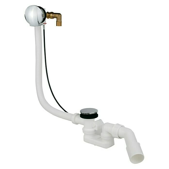 BAUHAUS Ab- & Überlaufgarnitur Mit Excenter, Mit Wassereinlauf, Kunststoff, Geeignet Für: Handelsübliche Badewannen 3 BAUHAUS Ab- & Überlaufgarnitur Mit Excenter, Mit Wassereinlauf, Kunststoff, Geeignet Für: Handelsübliche Badewannen