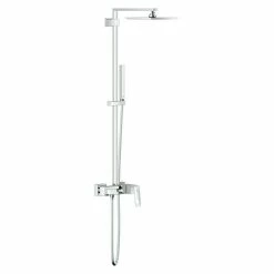 BAUHAUS Grohe Euphoria Cube Duschsystem XXL 230 Mit Einhebelmischer, Lochabstand: 101,1 Cm, Anzahl Strahlarten: 1 Stk., Chrom