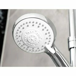 BAUHAUS Mixomat Duschsystem Denver Mit Umsteller, Lochabstand: 67 Cm, Anzahl Strahlarten: 5 Stk., Chrom/Weiß 13 BAUHAUS Mixomat Duschsystem Denver Mit Umsteller, Lochabstand: 67 Cm, Anzahl Strahlarten: 5 Stk., Chrom/Weiß -Sanitärinstallation Verkaufsladen 12 406