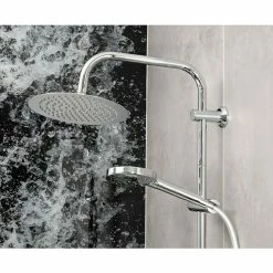 BAUHAUS Camargue Duschsystem Texas Anzahl Strahlarten: 3 Stk., Chrom -Sanitärinstallation Verkaufsladen 12 424