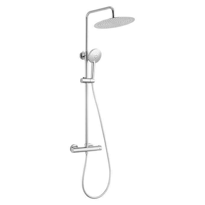 BAUHAUS Camargue Duschsystem Los Angeles Mit Thermostatarmatur, Anzahl Strahlarten: 3 Stk., Chrom 3 BAUHAUS Camargue Duschsystem Los Angeles Mit Thermostatarmatur, Anzahl Strahlarten: 3 Stk., Chrom