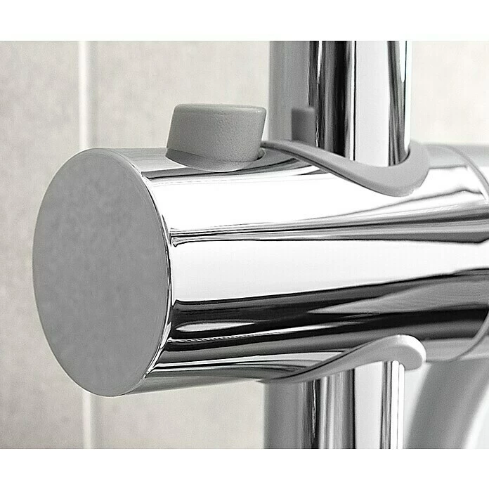 BAUHAUS Camargue Duschsystem Los Angeles Mit Thermostatarmatur, Anzahl Strahlarten: 3 Stk., Chrom 6 BAUHAUS Camargue Duschsystem Los Angeles Mit Thermostatarmatur, Anzahl Strahlarten: 3 Stk., Chrom – Bild 4