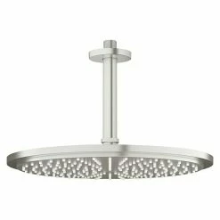 BAUHAUS Grohe Rainshower Cosmopolitan 310 Kopfbrausen-Set Durchmesser: 31 Cm, 9,5 L/min Bei 3 Bar, Deckenmontage, Supersteel