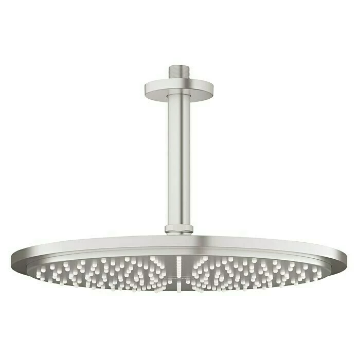 BAUHAUS Grohe Rainshower Cosmopolitan 310 Kopfbrausen-Set Durchmesser: 31 Cm, 9,5 L/min Bei 3 Bar, Deckenmontage, Supersteel 3 BAUHAUS Grohe Rainshower Cosmopolitan 310 Kopfbrausen-Set Durchmesser: 31 Cm, 9,5 L/min Bei 3 Bar, Deckenmontage, Supersteel