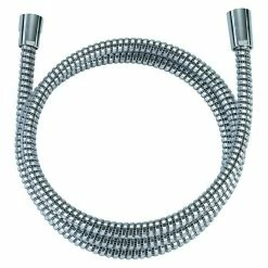 BAUHAUS Neoperl Wasserspar-Brauseschlauch Länge: 180 Cm, ½″, Durchflussmenge: 5 L/min, Schwarz/Silber