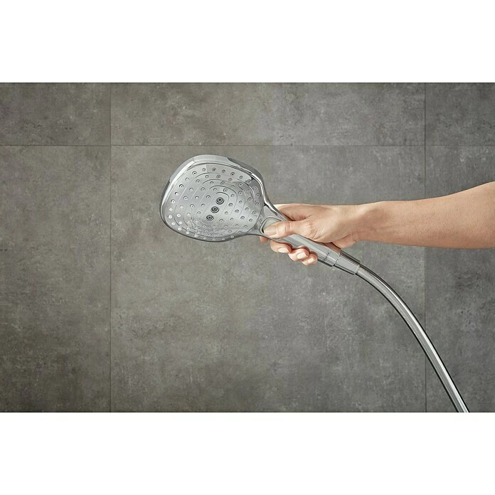 BAUHAUS Hansgrohe Handbrause Raindance Select E 120 Anzahl Funktionen: 3, Durchmesser: 12 Cm, Chrom 7 BAUHAUS Hansgrohe Handbrause Raindance Select E 120 Anzahl Funktionen: 3, Durchmesser: 12 Cm, Chrom – Bild 5