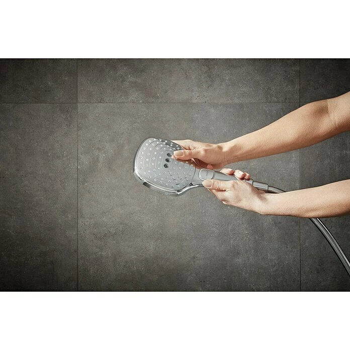BAUHAUS Hansgrohe Handbrause Raindance Select E 120 Anzahl Funktionen: 3, Durchmesser: 12 Cm, Chrom 8 BAUHAUS Hansgrohe Handbrause Raindance Select E 120 Anzahl Funktionen: 3, Durchmesser: 12 Cm, Chrom – Bild 6