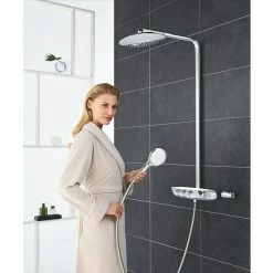 BAUHAUS Grohe Rainshower SmartControl Duschsystem 360 Mit Thermostatarmatur, Lochabstand: 100,6 Cm, Anzahl Strahlarten: 3 Stk., Chrom -Sanitärinstallation Verkaufsladen 12 501