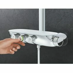BAUHAUS Grohe Rainshower SmartControl Duschsystem 360 Mit Thermostatarmatur, Lochabstand: 100,6 Cm, Anzahl Strahlarten: 3 Stk., Chrom -Sanitärinstallation Verkaufsladen 12 503