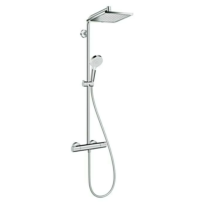 BAUHAUS Hansgrohe Crometta Duschsystem E 240 Mit Thermostatarmatur, Lochabstand: 103,4 Cm, Anzahl Strahlarten: 2 Stk., Chrom 3 BAUHAUS Hansgrohe Crometta Duschsystem E 240 Mit Thermostatarmatur, Lochabstand: 103,4 Cm, Anzahl Strahlarten: 2 Stk., Chrom